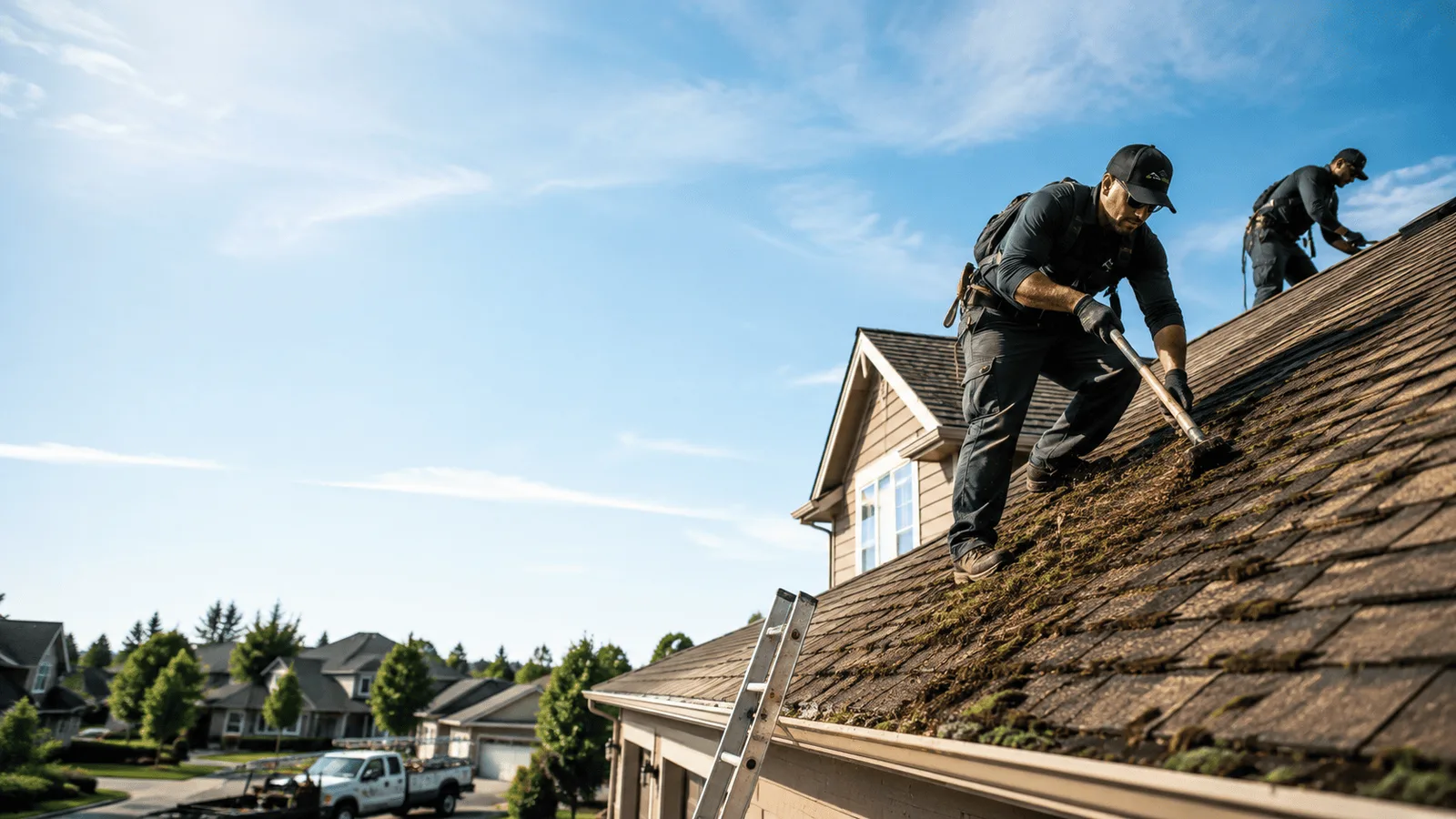 Roof Moss Removal in Newtonsville, OH near me